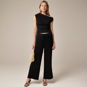 🆕 J. Crew Stretch cotton-blend off-the-shoulder top